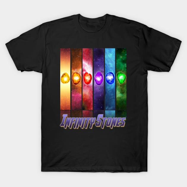 Infinity Stones T-Shirt by edbertguinto